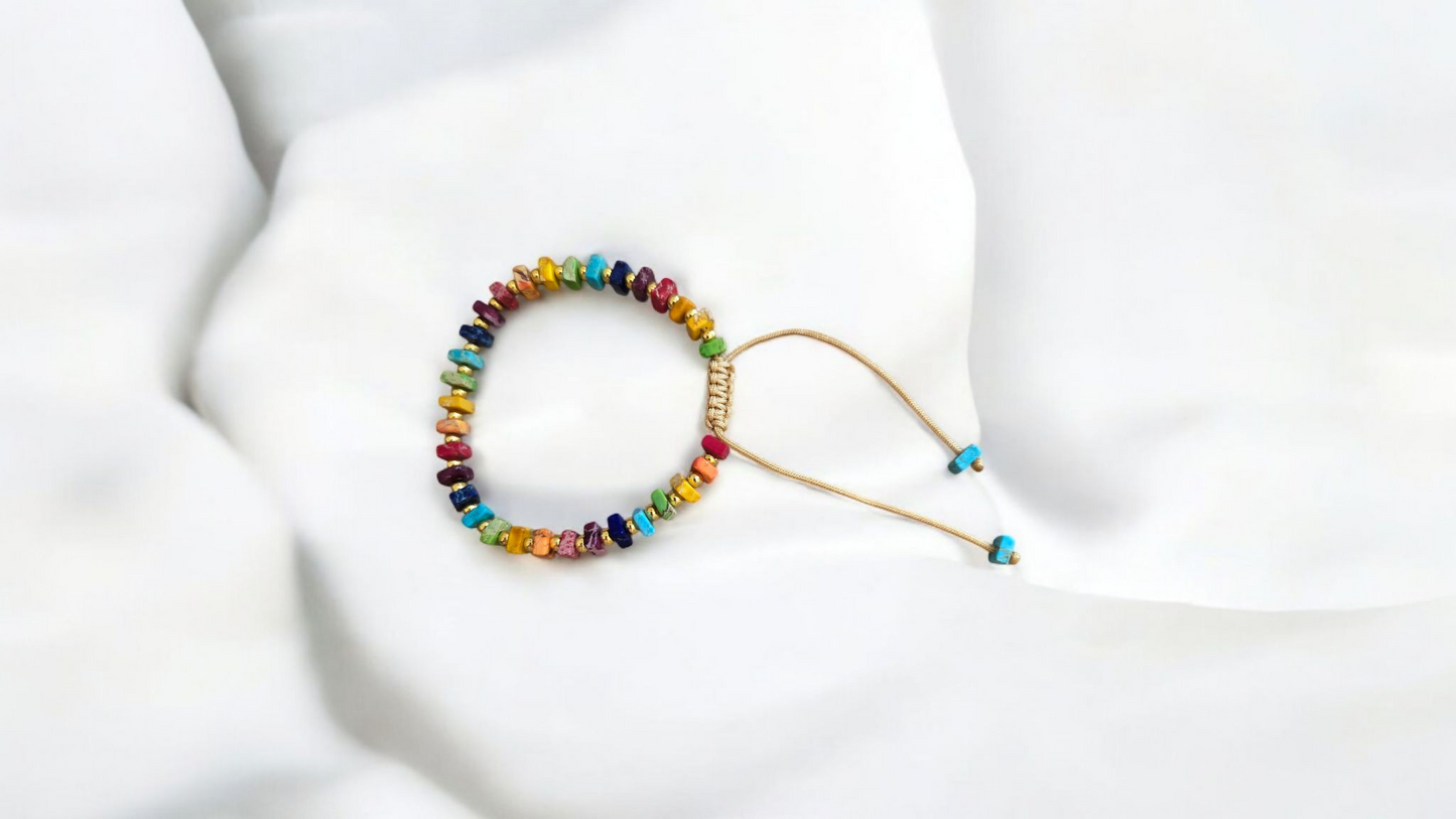 Bracelet tressés JASPE IMPERIAL
