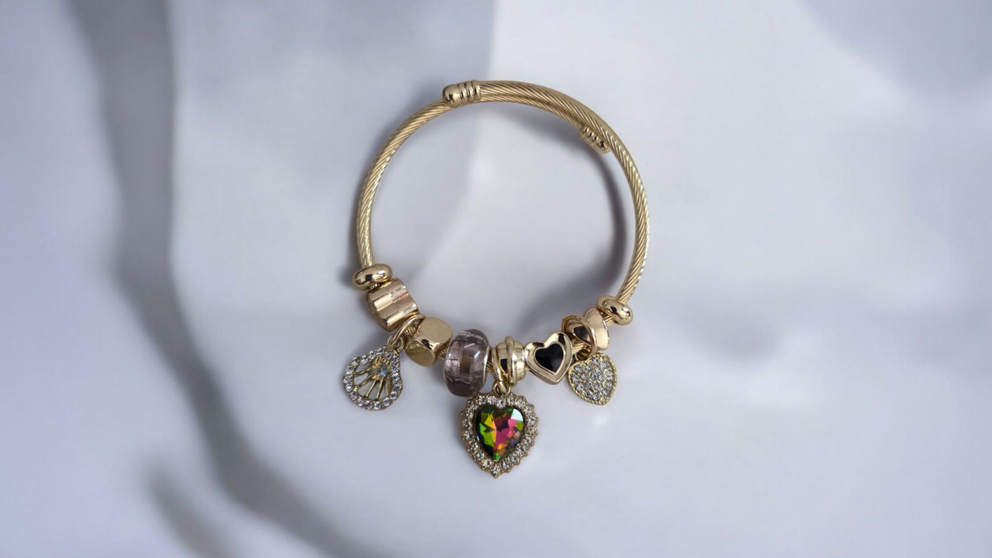 BRACELET CHARMS COEUR