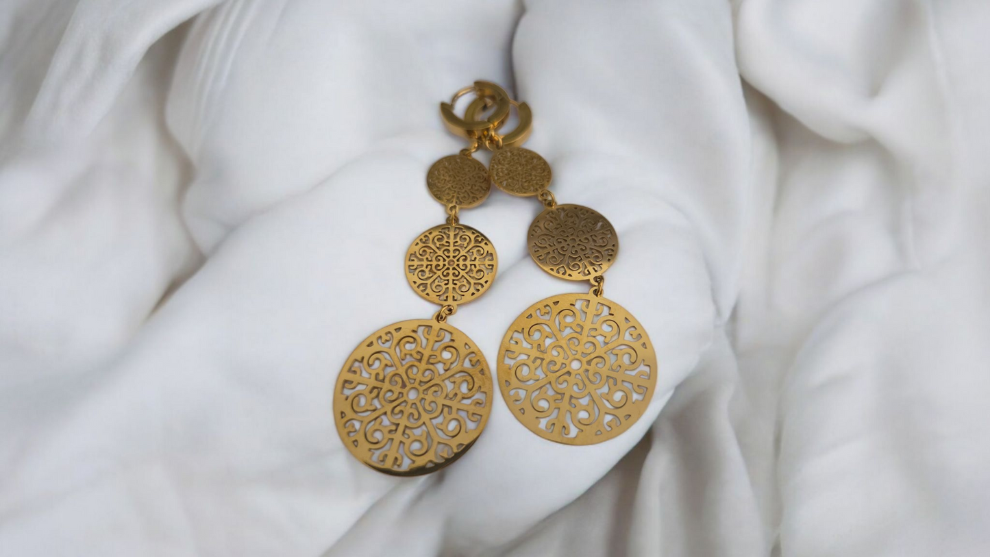 Boucles ORIENTALES DORE