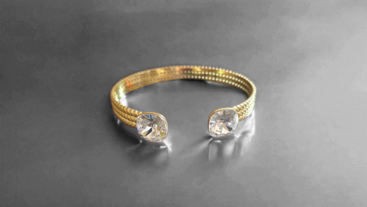 Jonc IBIZA ornée de cristaux Swarovski