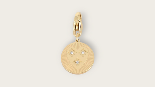 Charm cœur Scintillant